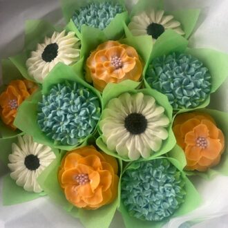 The Giving Cake - Santa Cruz Fancy Flower Cupcakes supporting Santa Cruz County nonprofits